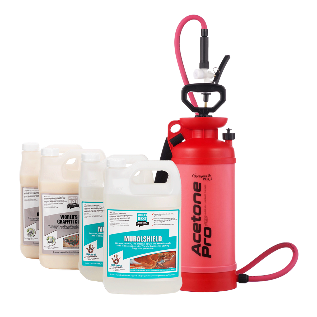 garden sprayer graffiti World's Best Mural Protection and Sprayer Pack