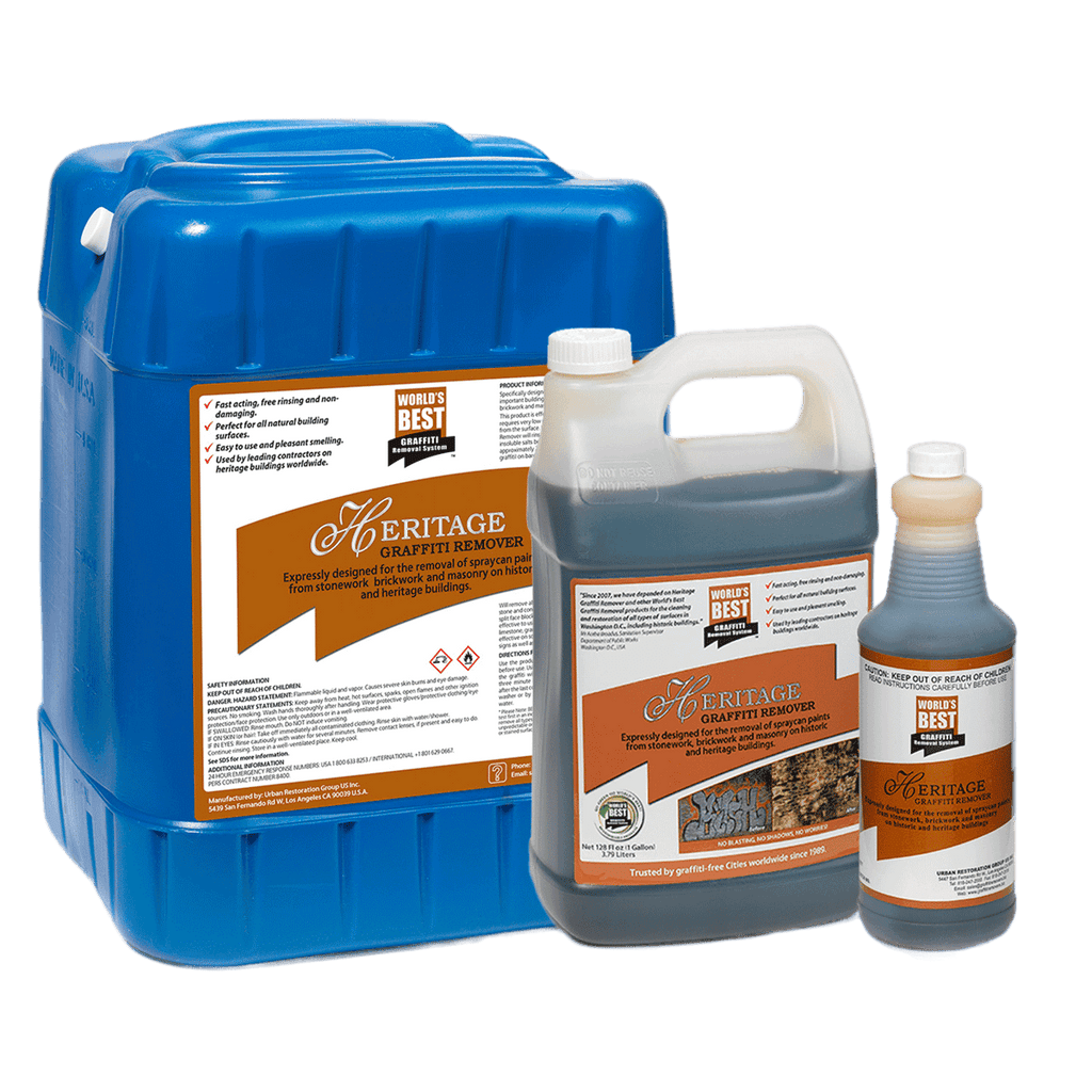Heritage Graffiti Remover - World's Best Graffiti Removal Products