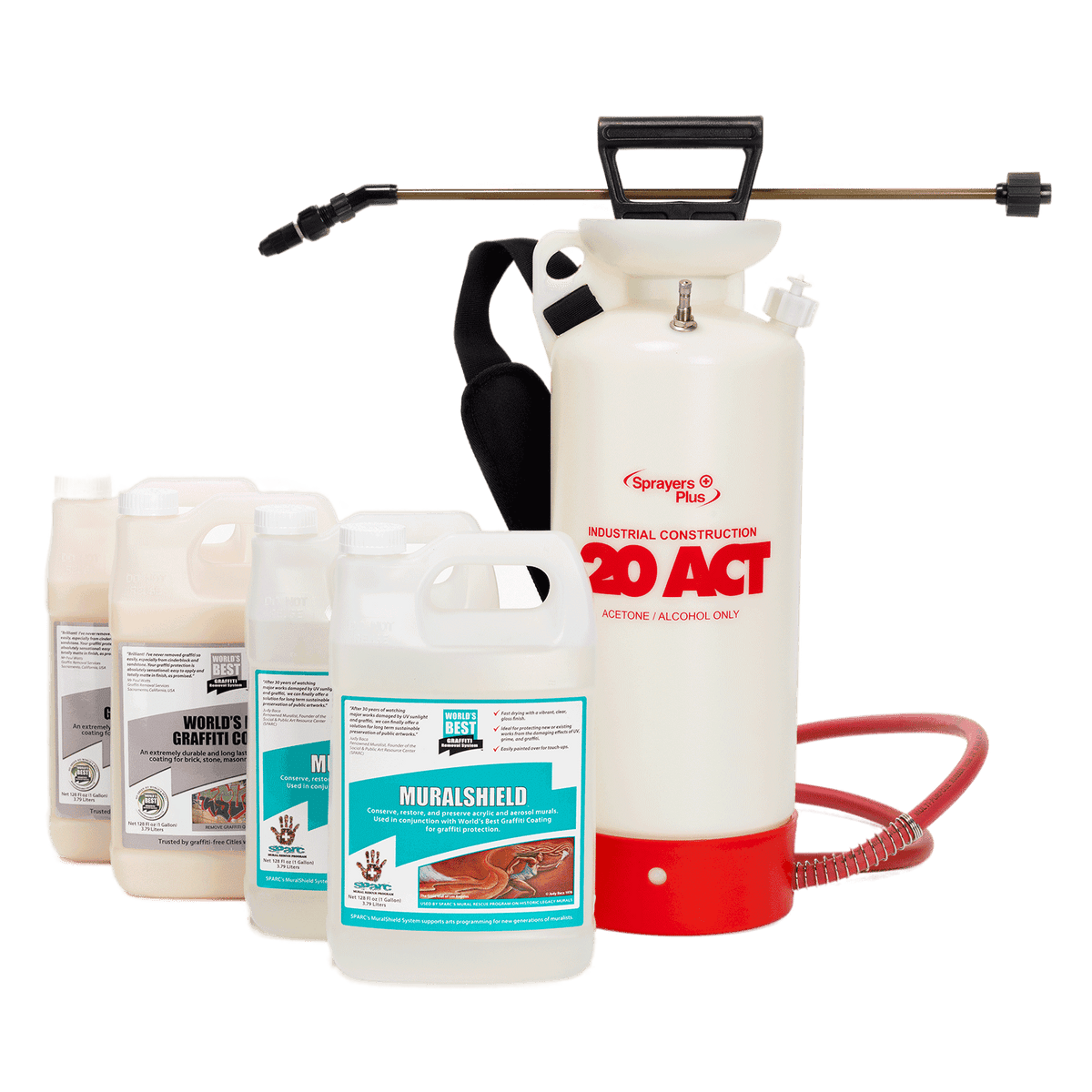 Mural Protection & Sprayer Pack World's Best Graffiti Removal Products