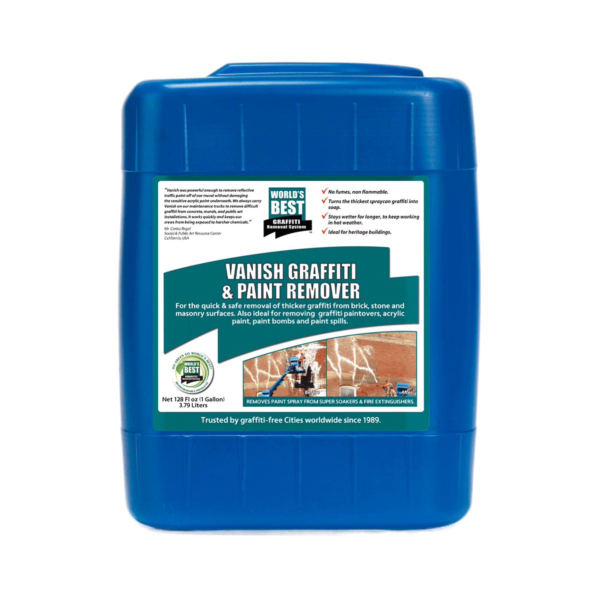 World's Best Vanish Graffiti and Paint Remover World's Best Graffiti