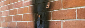 How to clean smoke affected areas on brick or stonework