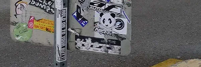 How To Remove Stickers From Signs, Utility Boxes and Smooth Surfaces