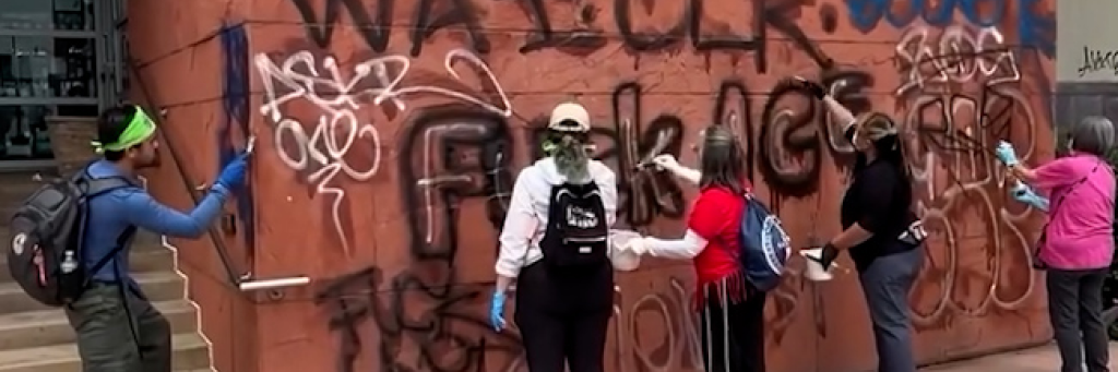 Community Cleanup after Protests