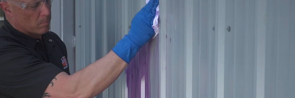 removing Graffiti with Worlds Best Graffiti Removal System