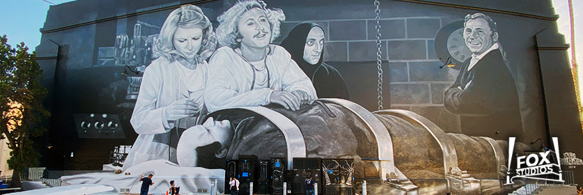 Young Frankenstein Mural Restoration at Fox Studios