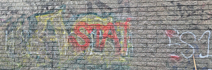 Removing Graffiti Removal Shadows