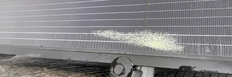 Removing Spray Paint from Solar Panels