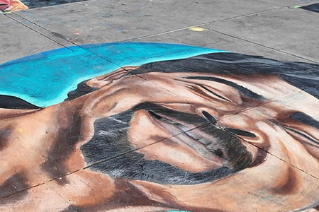 
Artwork after several weeks in 100° Weather