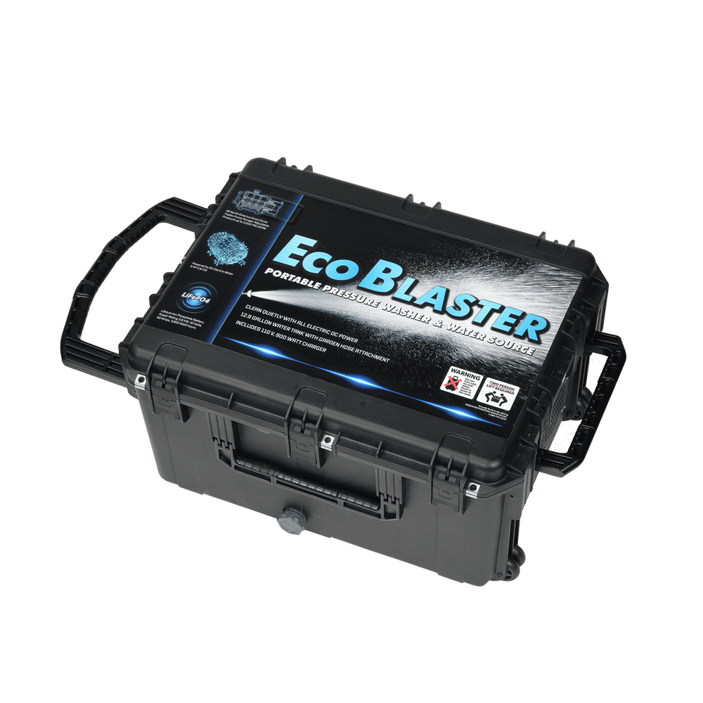 All Battery Electric Pressure Washer and Water Source EcoBlaster