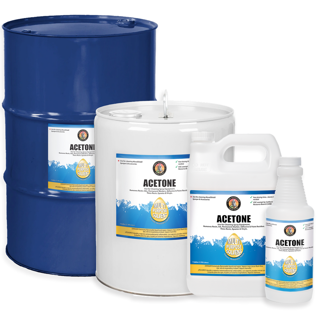 Acetone Packing MuralShield Matte, World's Best Protective Coating for Public Art and ...