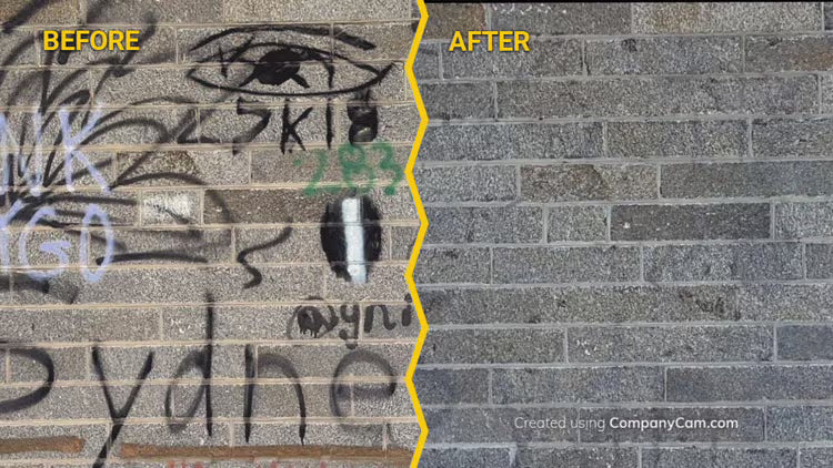 Graffiti & Paint Removal at Bainbridge Naval Training Center, MD