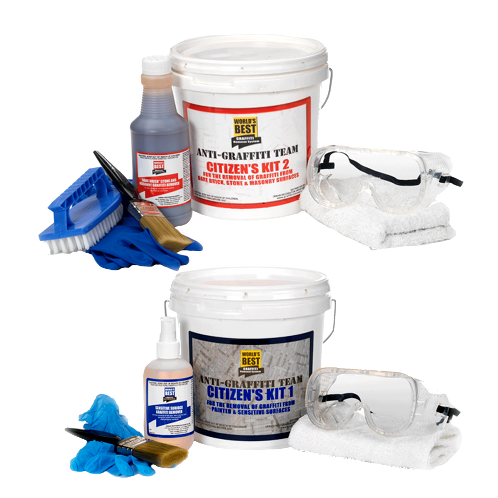 World's Best Graffiti Removal Volunteer/Citizen's Kits