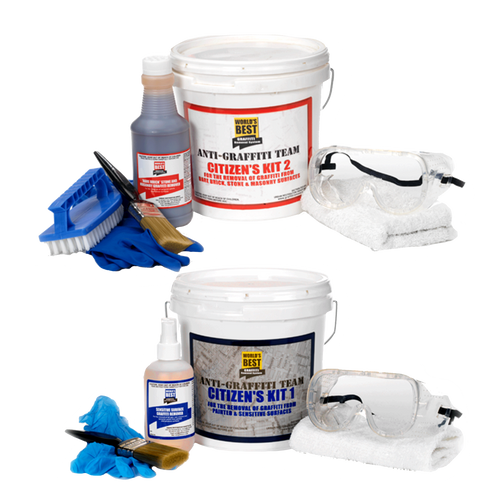 World's Best Graffiti Removal Volunteer/Citizen's Kits