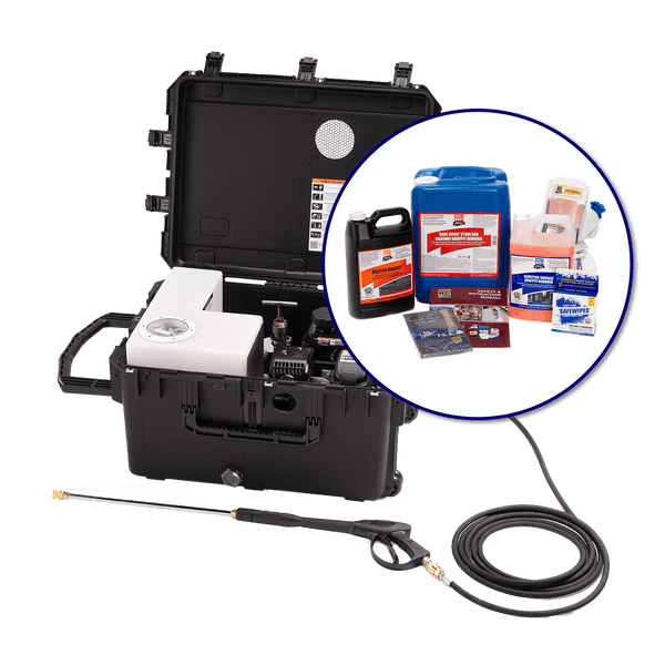 EcoBlaster Portable Pressure Washing System and Professional Starter Pack