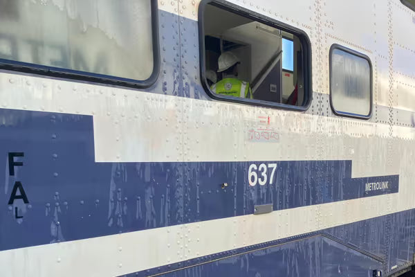 
Graffiti Removal from Transit Train