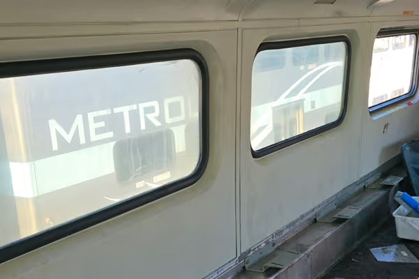 
Clean Train Window