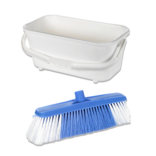 A Handy Rectangular Bucket and Broom head