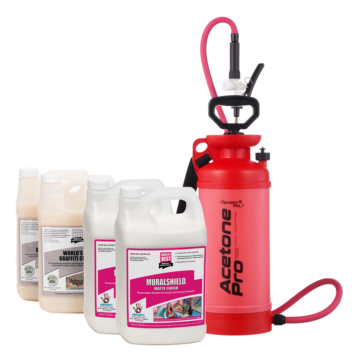 Mural Protection with MuralShield Matte, World's Best Graffiti Coating and Acetone Pro Sprayer