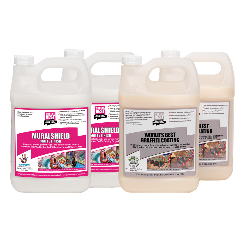 World's Best MuralShield and Anti Graffiti Coating in Matte Finish