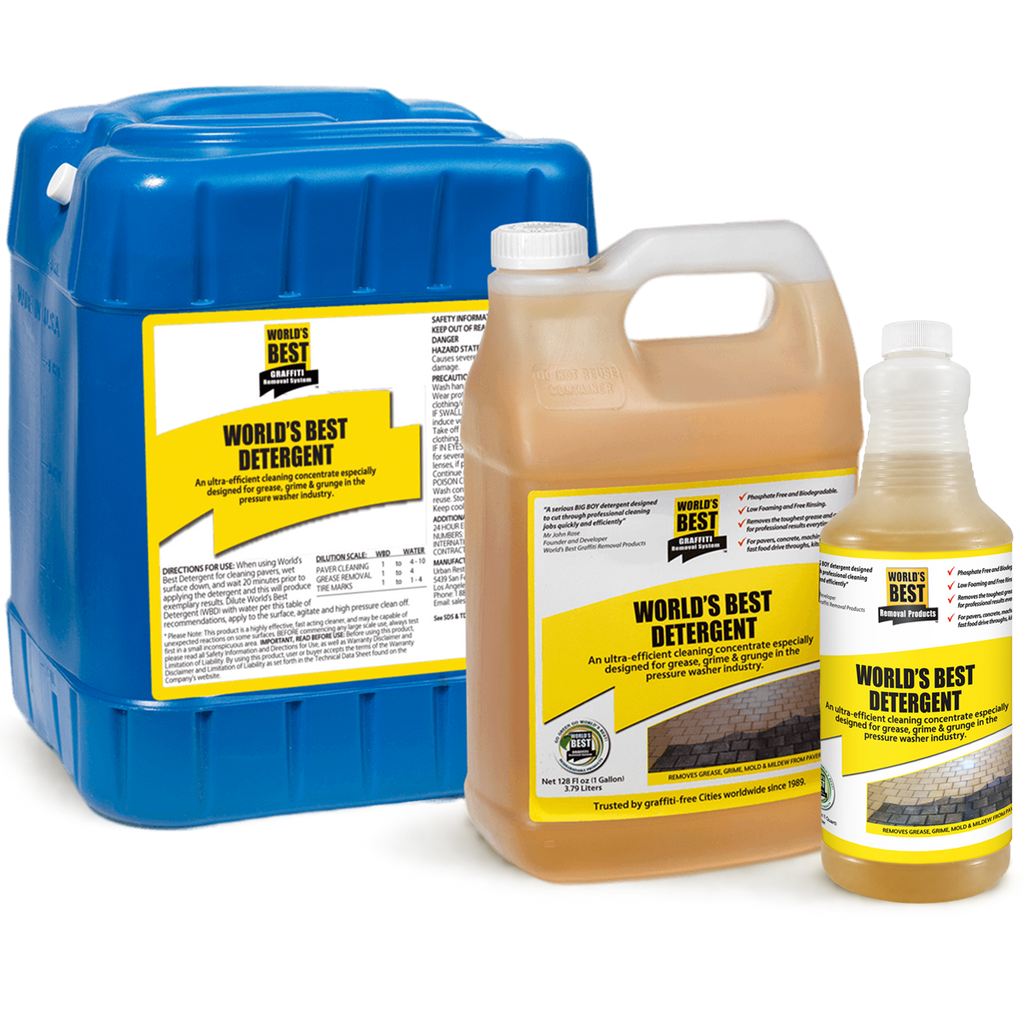 World's Best Detergent Concentrate - World's Best Graffiti Removal Products