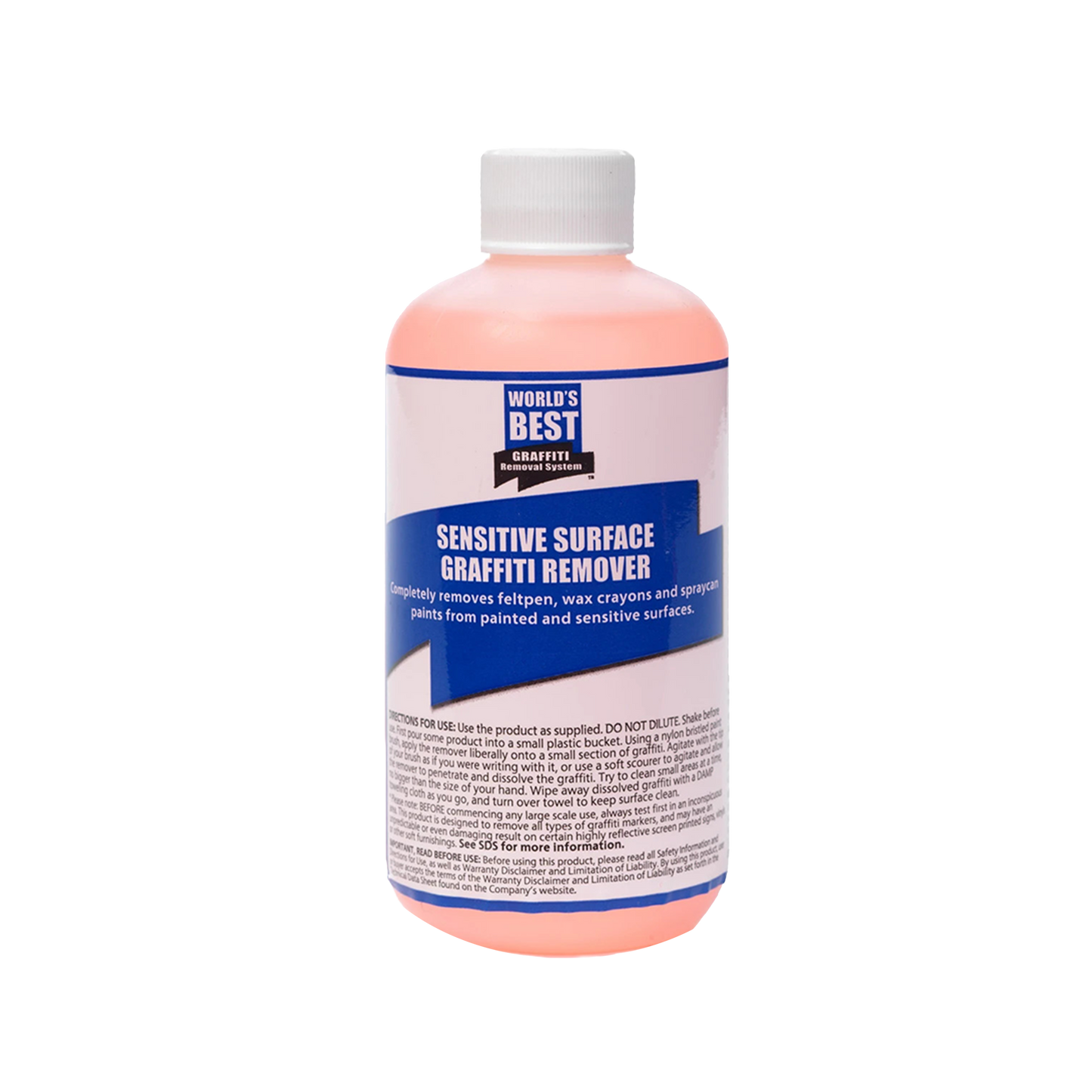 8 oz. Sample of World's Best Sensitive Surface Graffiti Remover