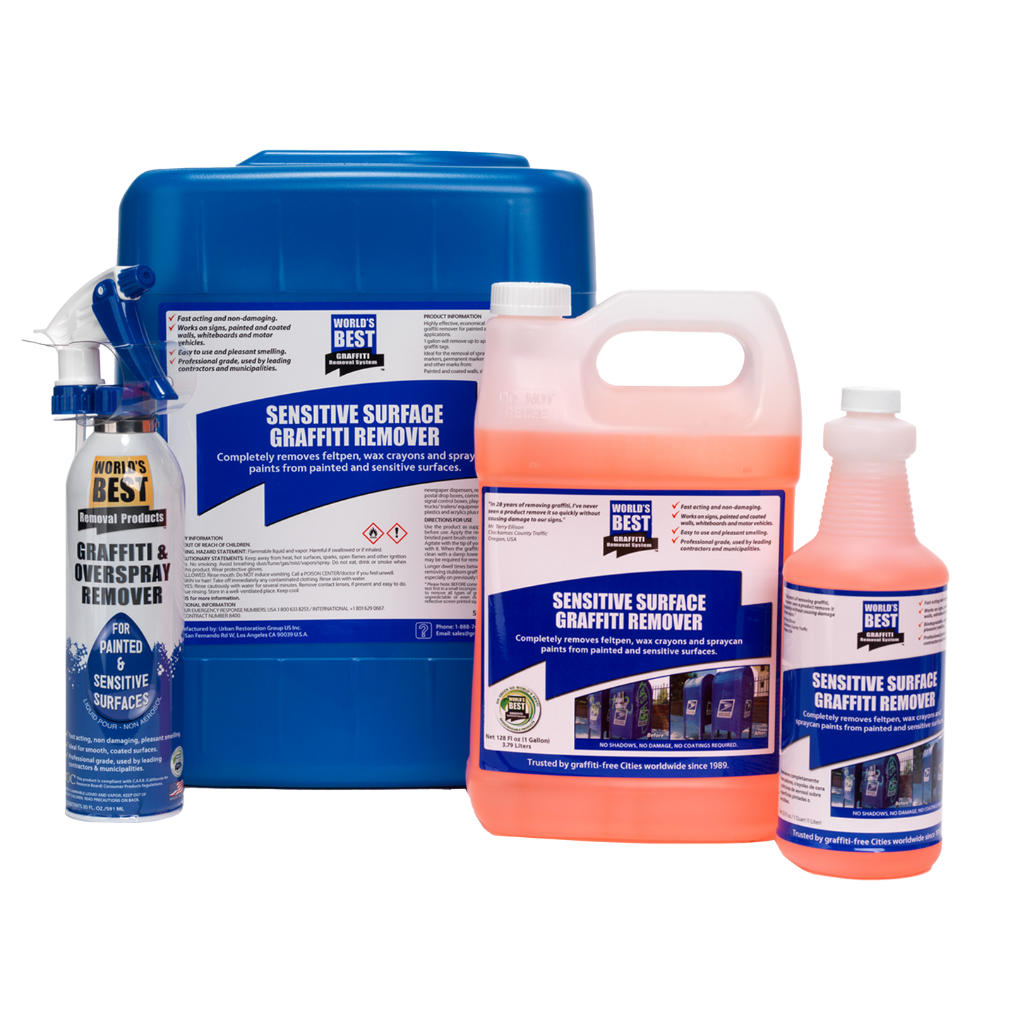 World's Best Sensitive Surface Graffiti Remover Pack Shot