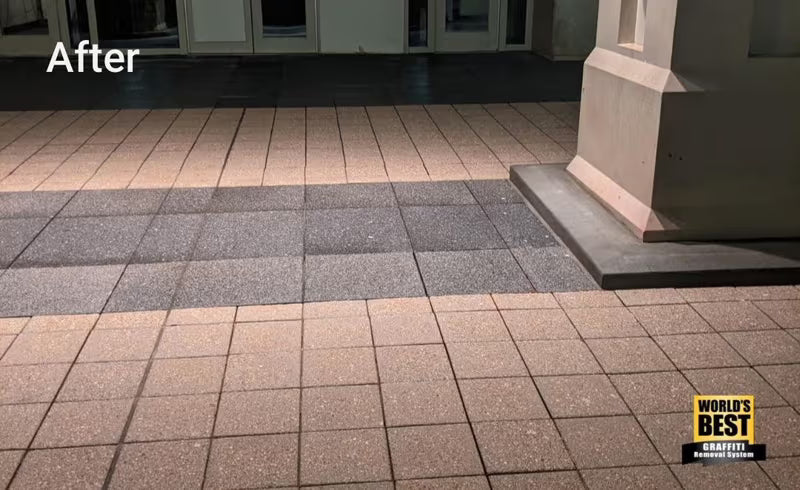 How to Remove Graffiti, Paint Spills, and Line Stripes from Concrete, Block Walls, and Asphalt