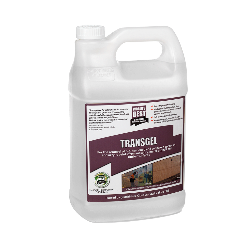 Worlds Best Transgel Paint and Graffiti Remover Gallon