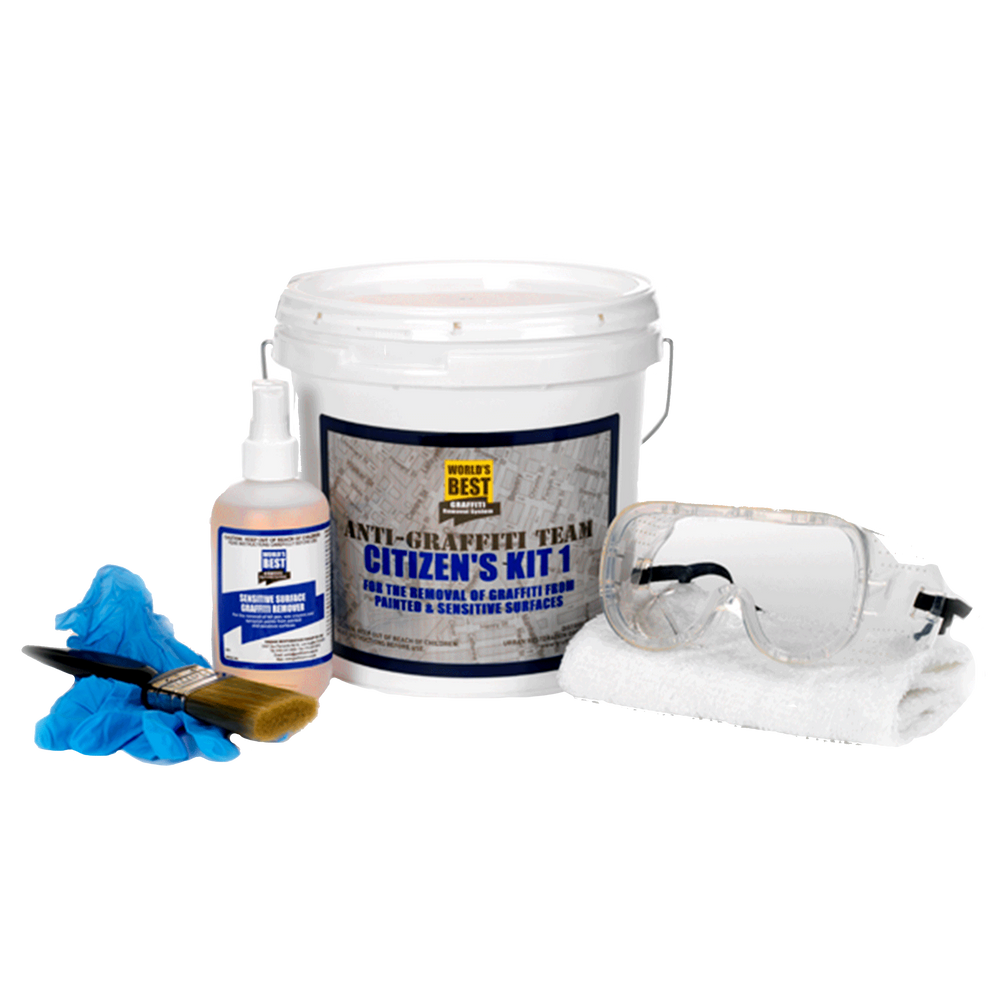 World's Best Sensitive Surface Graffiti Removal Volunteer Kit