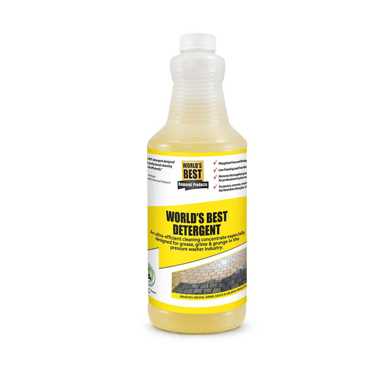 16 oz., World's Best Detergent Concentrate - World's Best Graffiti Removal Products