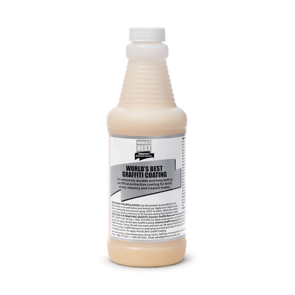 16 oz., World's Best Graffiti Coating - World's Best Graffiti Removal Products