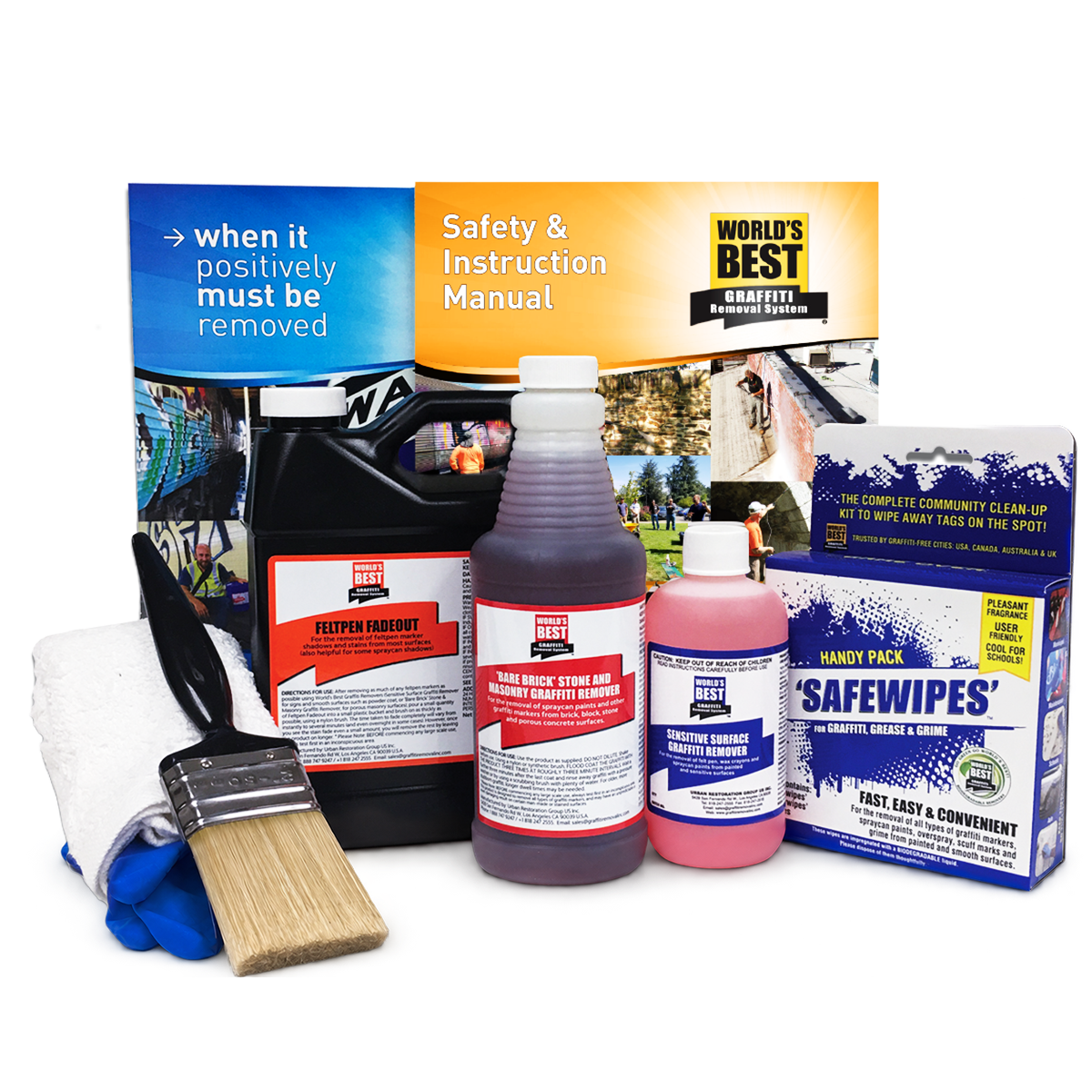 World's Best Graffiti Removal Sample Pack - World's Best Graffiti Removal Products