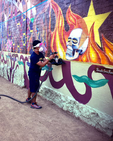 
Applying World's Best Graffiti Coating