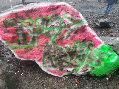 Before Graffiti Removal