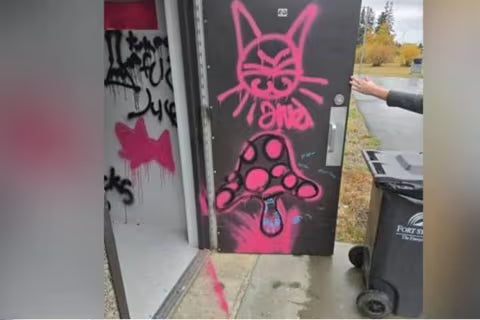 
Graffiti on Steel