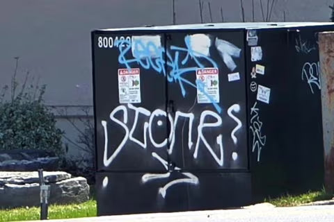 
Graffiti on Utility Box