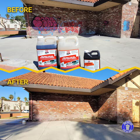 How To Remove Graffiti From Porous Brick, Stone & Masonry Surfaces