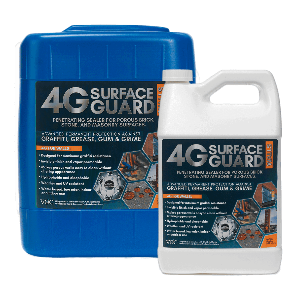 4G Surface Guard: Walls | Penetrating Sealer for Brick, Stone & Masonry ...