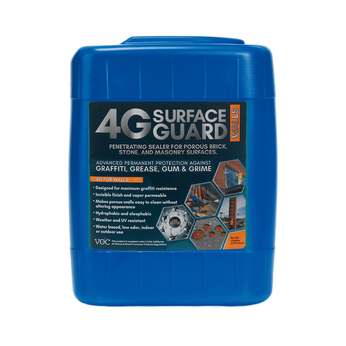 4G Surface Guard: Walls | Penetrating Sealer for Brick, Stone & Masonry ...