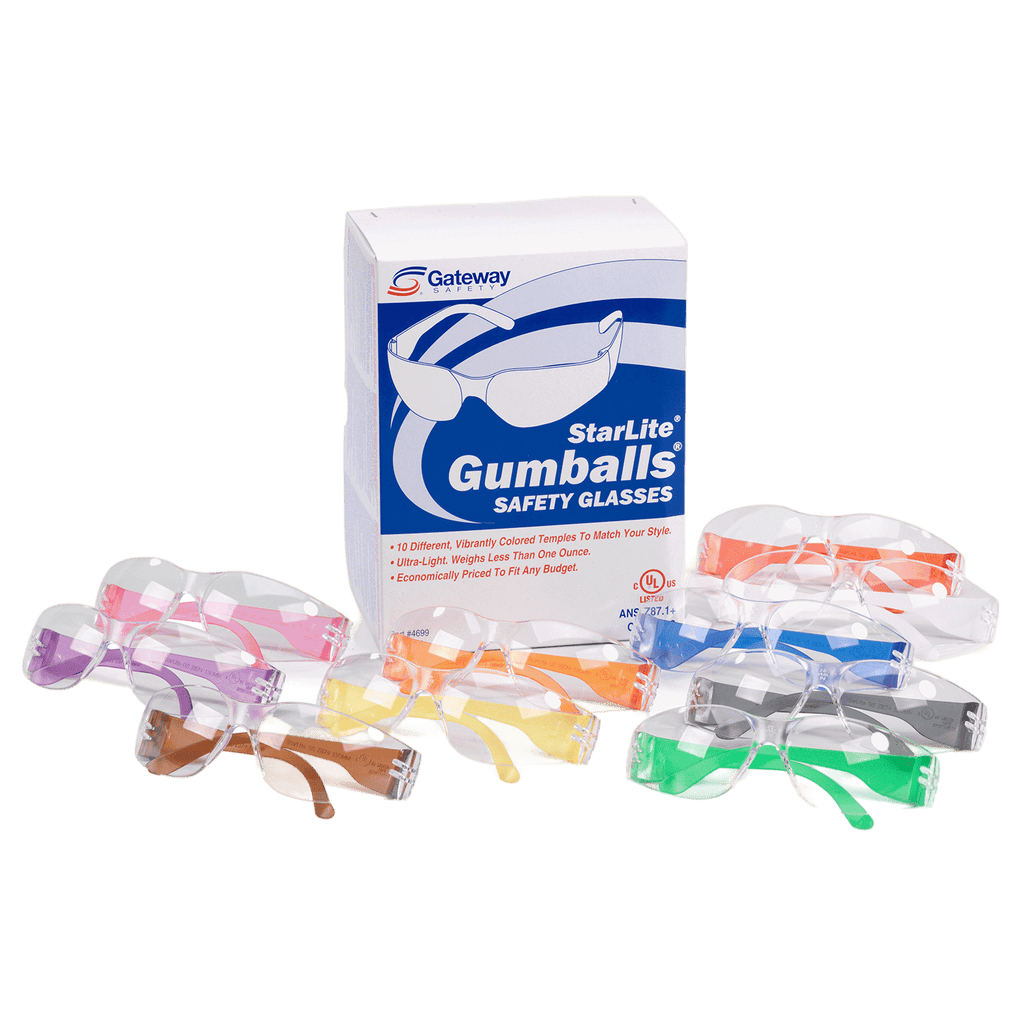 Gumball Safety Glasses Pack of 10 - Graffiti Removal Accessories