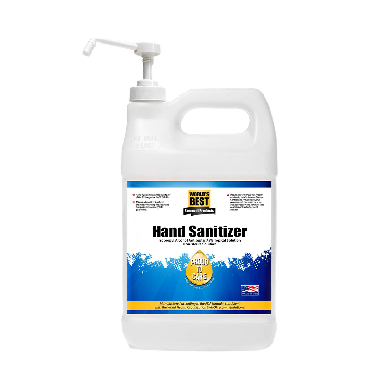 Hand Sanitizer Gallon with Pump