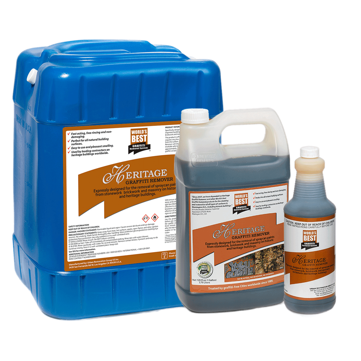 Heritage Graffiti Remover - World's Best Graffiti Removal Products