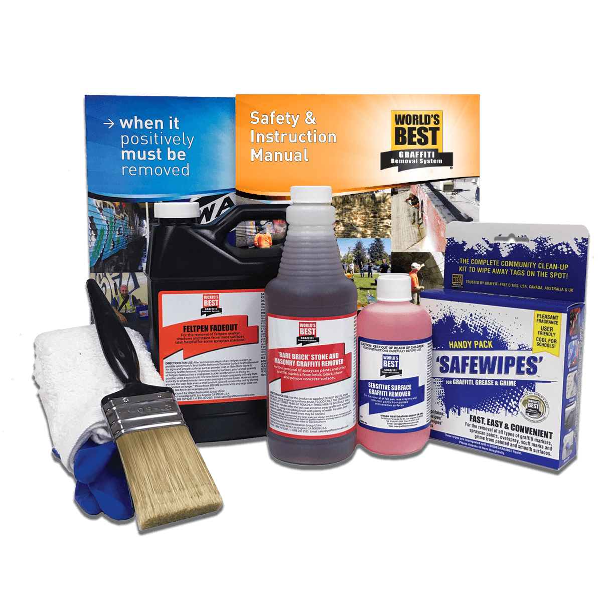 World's Best Graffiti Removal Sample Pack - World's Best Graffiti Removal Products