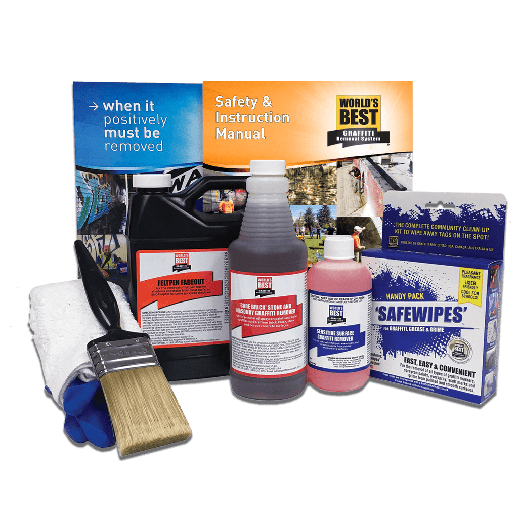 World's Best Graffiti Removal Sample Pack - World's Best Graffiti Removal Products