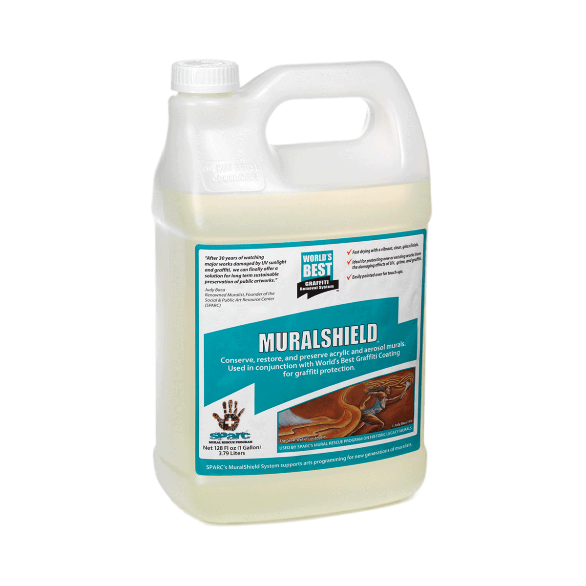 Gallon of MuralShield Matte, Protective Coating