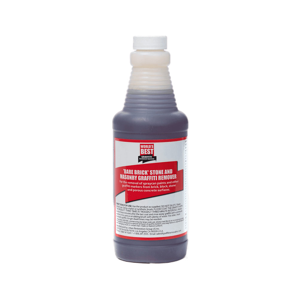 Sample Bare Brick Stone and Masonry Graffiti Remover