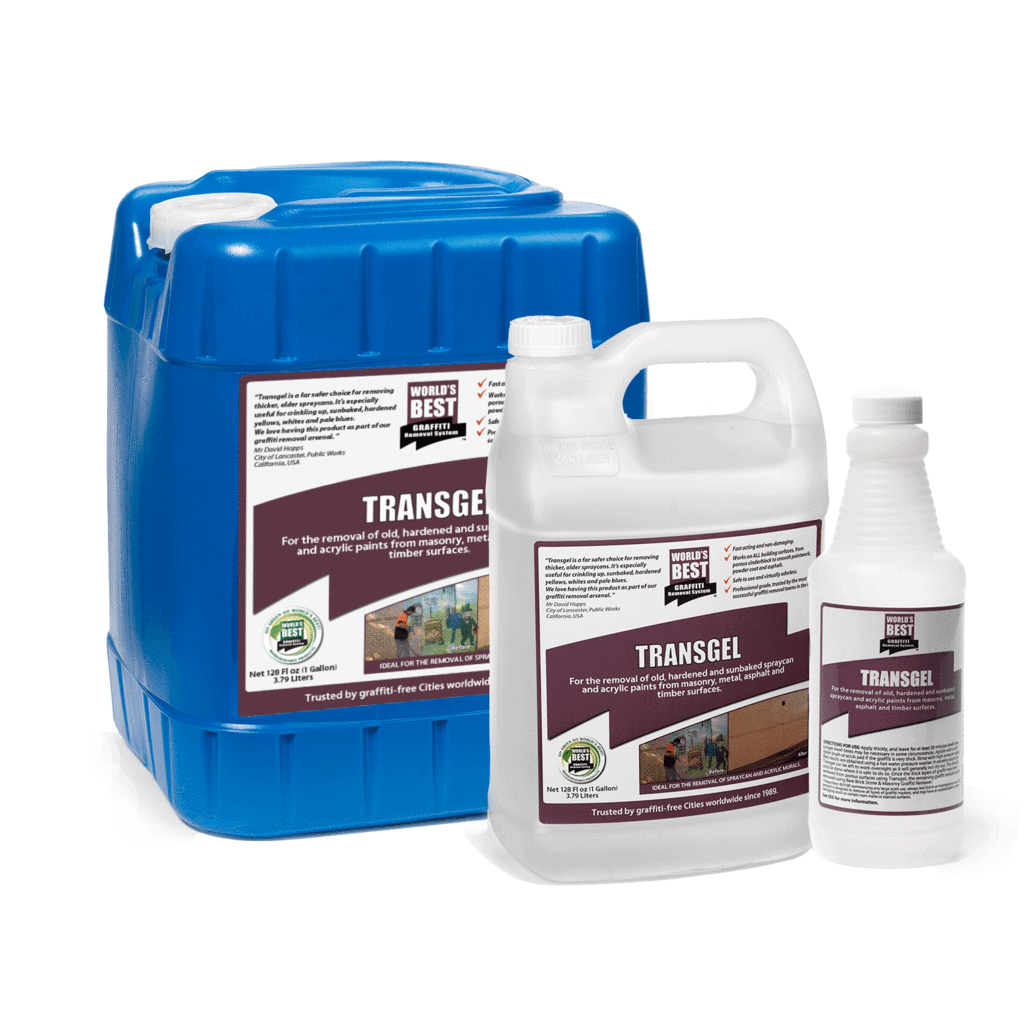 Transgel Paint & Graffiti Remover - World's Best Graffiti Removal Products