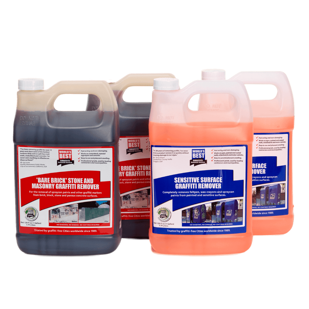 Bare Brick Graffiti Remover and Sensitive Surface Graffiti Remover Value Deal