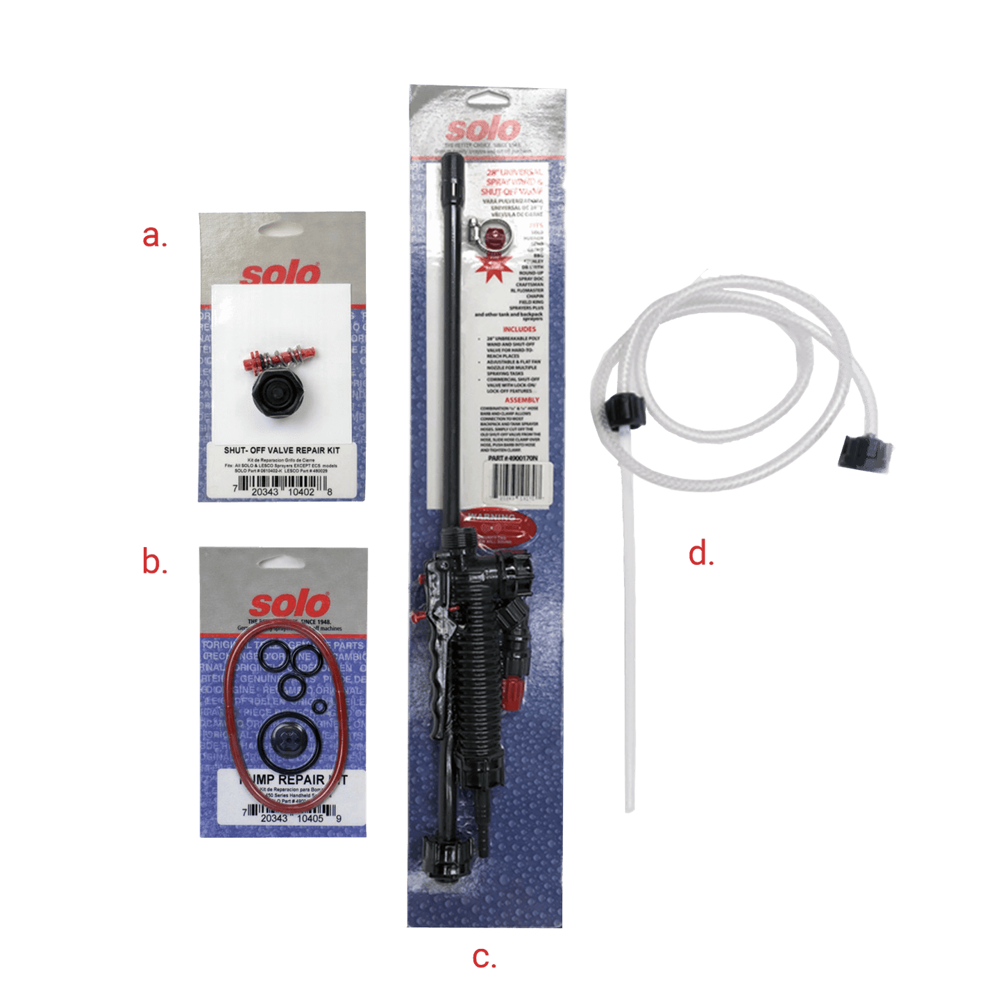 Solo 454 HD, 1.5 Gallon Spare Parts - World's Best Graffiti Removal Products