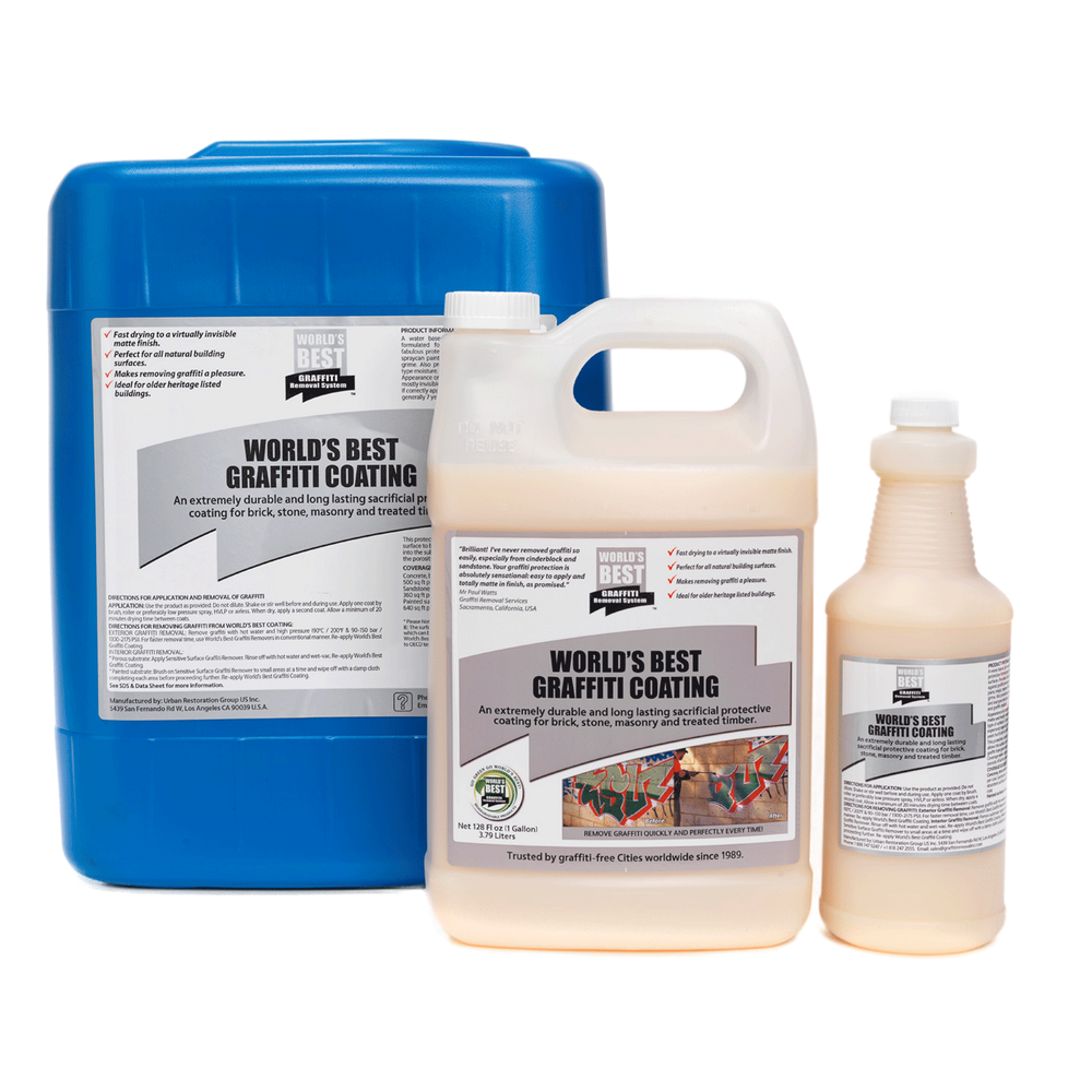 World's Best Graffiti Coating - World's Best Graffiti Removal Products